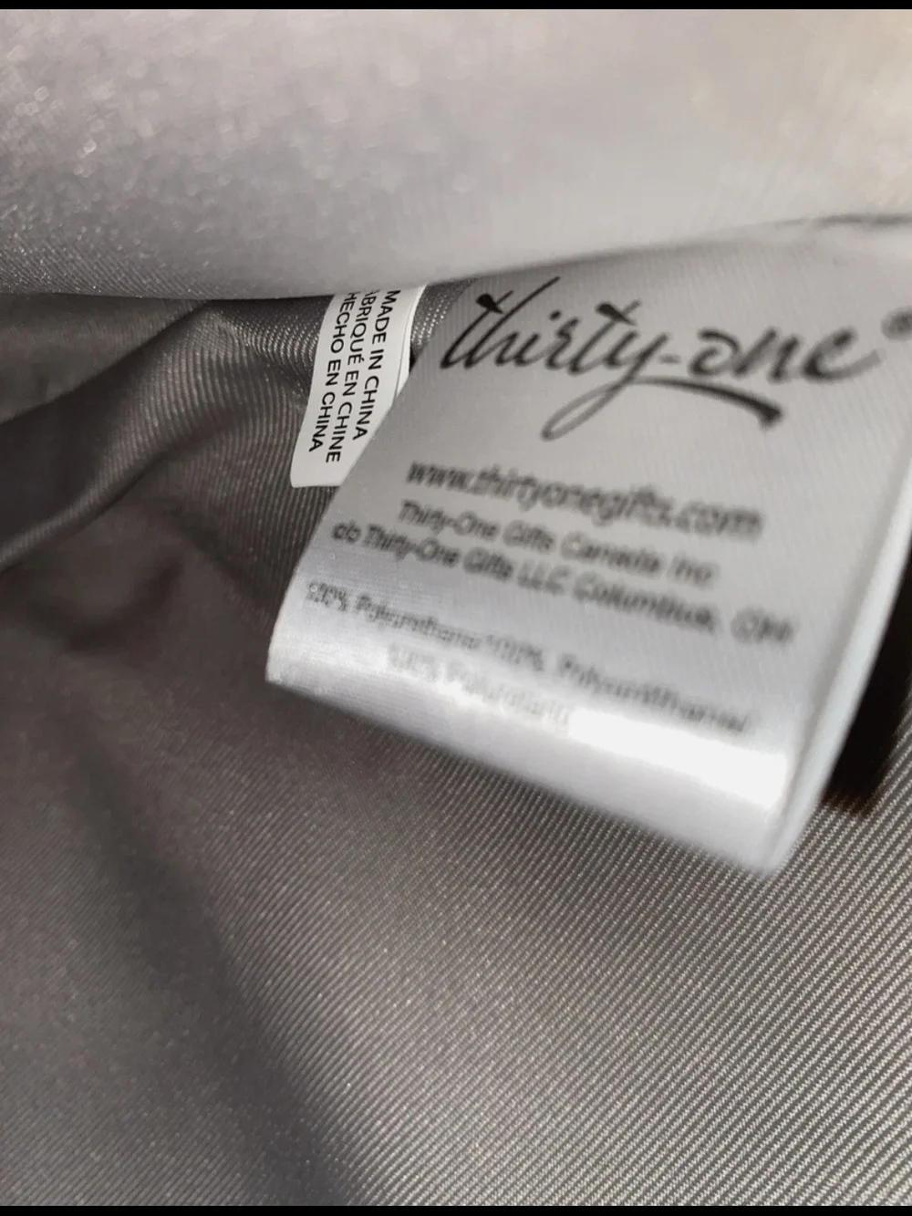 Thirty-One Window Shopper LTD In Off-White Smooth Pebble New